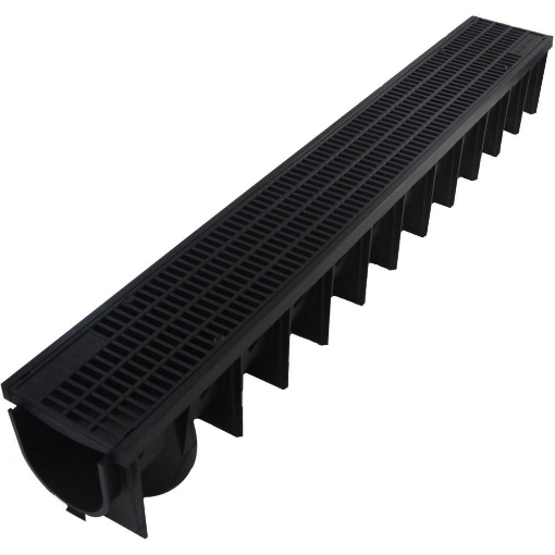Picture of PVC Grating & Channel Drainage - 1m x 84mm A15