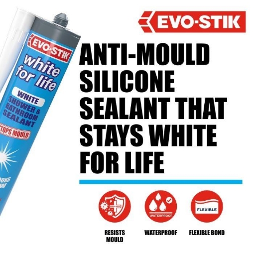 Picture of Bostik White For Life Sealant 310ml Cartridge  