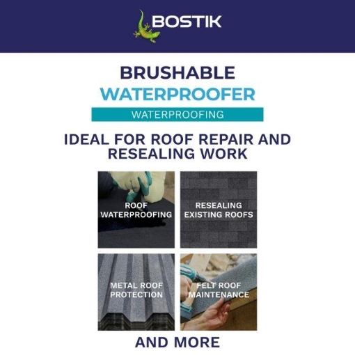 Picture of Bostik Brush Waterproofer 5Ltr
