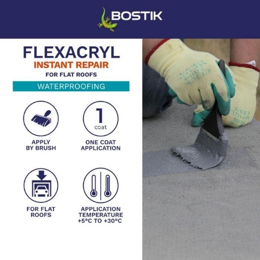 Picture of Bostik Flexacryl Grey 5Kg