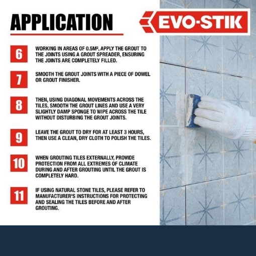 Picture of Bostik Tile A Wall Grout White 1.5Kg