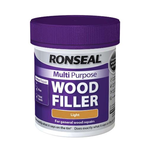 Picture of Ronseal Multi Purpose Wood Filler Light 250G J 