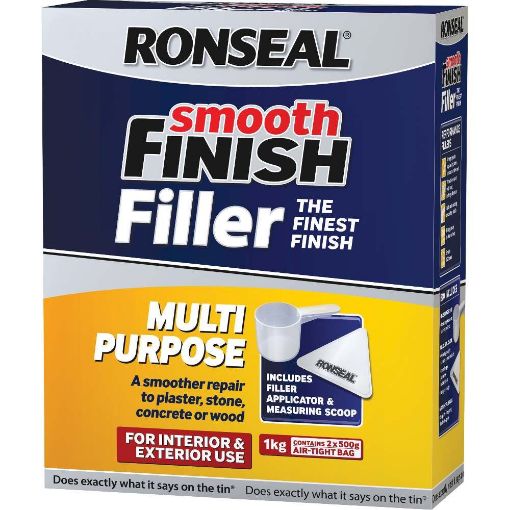 Picture of Ronseal Multi-Purpose Powder Wall Filler White 1Kg