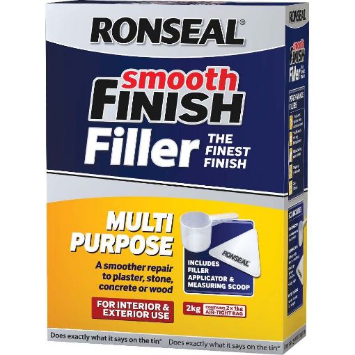 Picture of Ronseal Multi-Purpose Powder Wall Filler White 2Kg