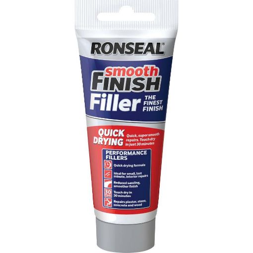 Picture of Ronseal Quick Dry Ready Mix Wall Filler White 100Gm