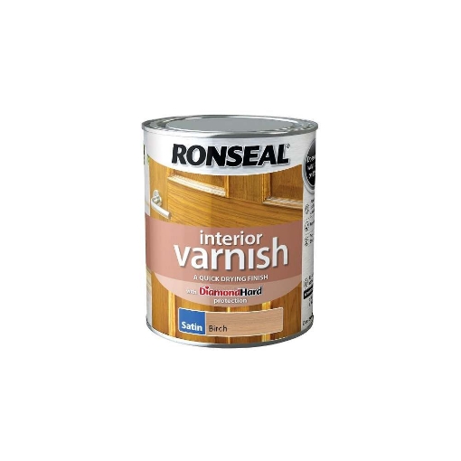 Picture of Ronseal Interior Varnish Satin Birch 750ml