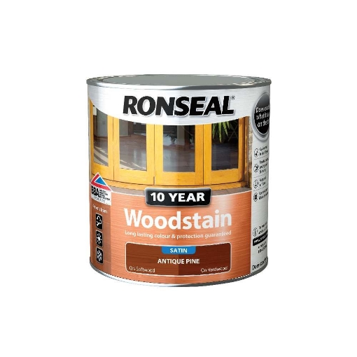 Picture of Ronseal 10 Year Woodstain Antique Pine 2.5L