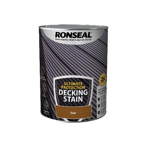 Picture of Ronseal Ultimate Protection Decking Stain Rich Teak 5Lt