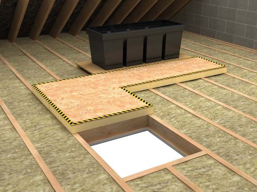 Picture of Xtratherm (Unilin)  Walk-R Insulated Board 1200mm x 600mm x 86mm 