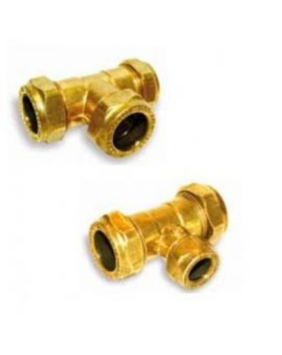 Picture of 618 10mm Equal Tee C x C x C Metric Compression