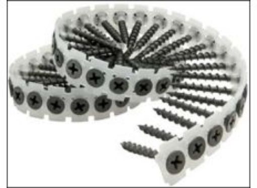 Picture of 3.9 x 35 Bugle Head Collated Drywall Screws Coarse 1000 Box