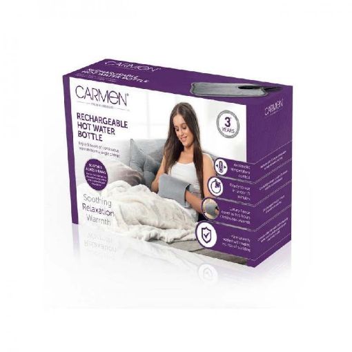 Picture of Carmen Rechargeable Hot Water Bottle - Grey