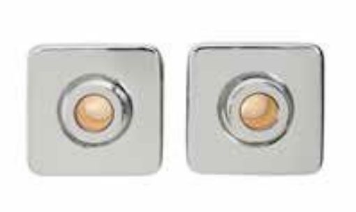 Picture of Square New Type  Shower Bracket Wall Fixings (Pr)