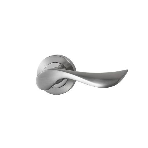 Picture of Basta Eden Lockset With Hinge Satin Nickel