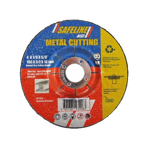 Picture of Safeline 115mm X 2.5 X 22.2 D/C Steel Cutting Discs