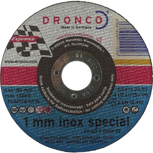 Picture of Safeline 230mm X 3.0 X 22.2 D/C Steel Cutting Discs
