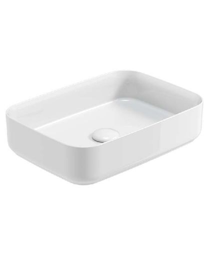 Picture of Avanti Rectangle 50Cm Vessel Basin Ceramic Waste Ceramic White