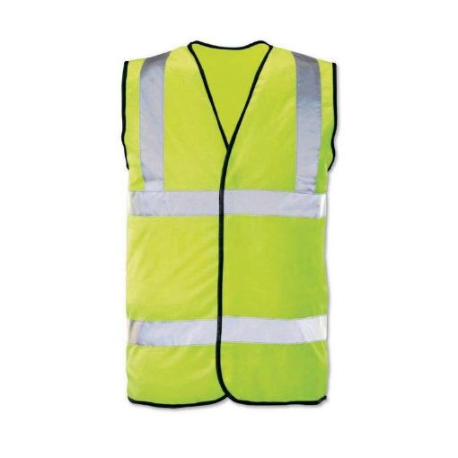 Picture of Safeline X Large Hi Vis Waist Coat  En471 Double Band
