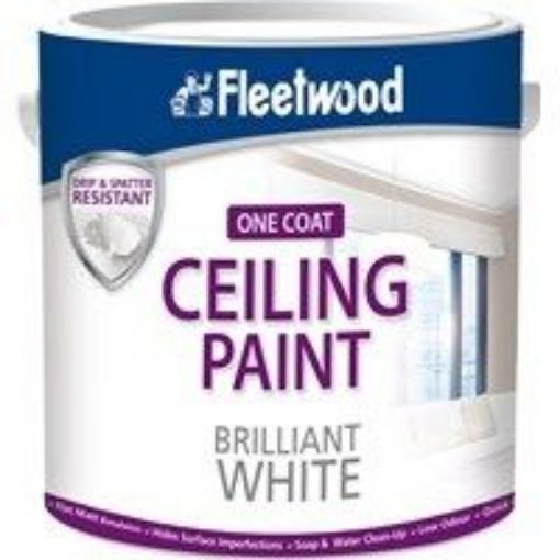 Picture of Fleetwood 2.5L Ceiling PaInt Brilliant White
