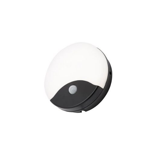 Picture of Coast Turus 15w Round Bulkhead w PIR IP65 Black