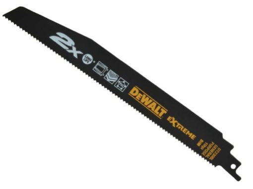 Picture of Dewalt 2X Life General Purpose Reciprocating Blade 228mm x 10 TPI (Pack 5)