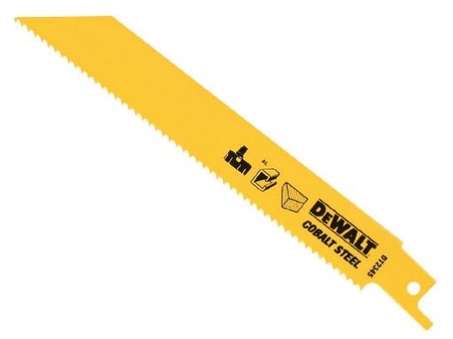 Picture of DEWALT Bi-Metal General Purpose Reciprocating Blade 152mm x 10 TPI (Pack 5)