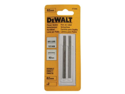 Picture of Dewalt DT3906 TCT Reversible Planer Blades 82mm (Pack 2)
