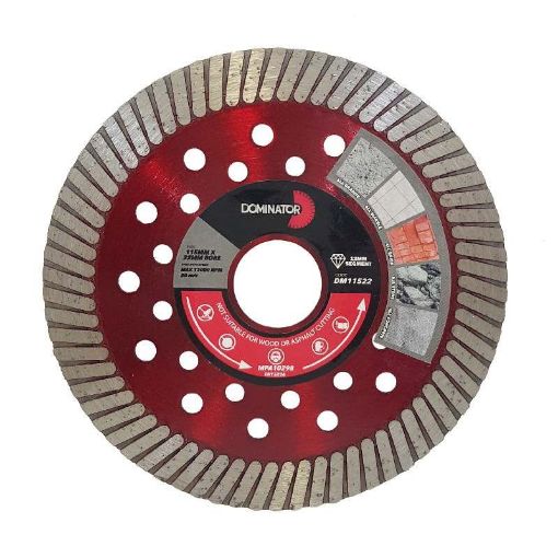 Picture of Dominator Diamond Blade 115mm X 22mm Bore