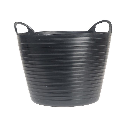 Picture of Faithfull 28L H/D Polyethylene Flex Tub  Black