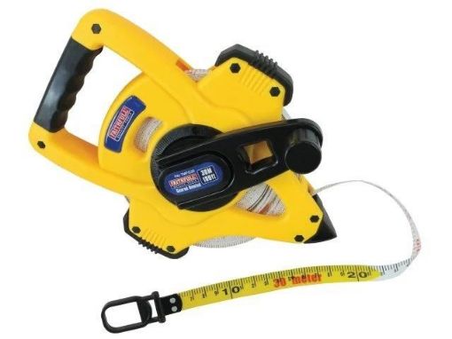 Picture of Faithfull Fibreglass Geared Tape 30M/100Ft Abs Case
