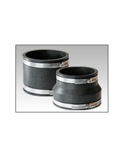 Picture of Flexible Coupling 4" Clay-Pvc