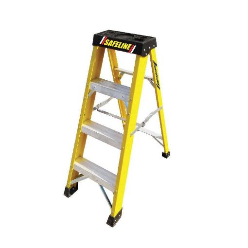 Picture of Safeline 4 Thread Fibreglass Ladder