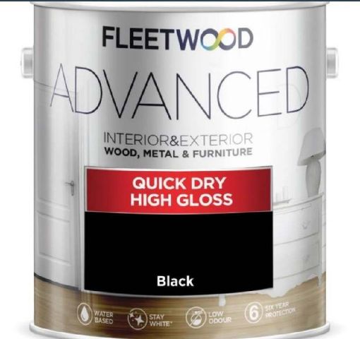 Picture of Fleetwood Oil Based High Gloss 2.5L Black