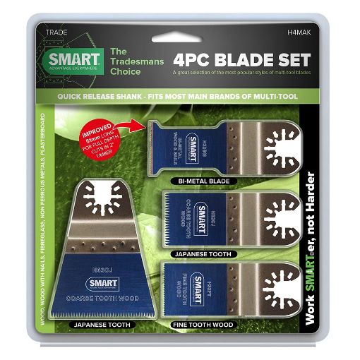 Picture of SMART Trade 4 Piece Multi Tool Blade Set