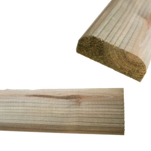 Picture of D-Rail Handrail Treated 100mm x 35mm x 4.8m (16ft)