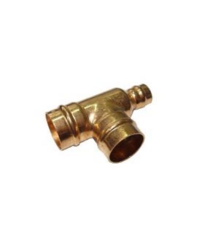 Picture of T18 1" x  3/4" x  3/4" Solder Tee