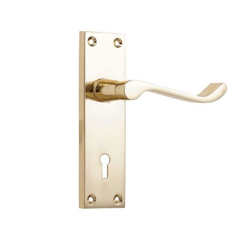 Picture of Basta Victorian Door Handle Brass