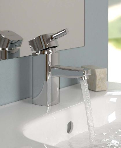 Picture of Quartz Basin Mixer With Click Clack Basin Waste