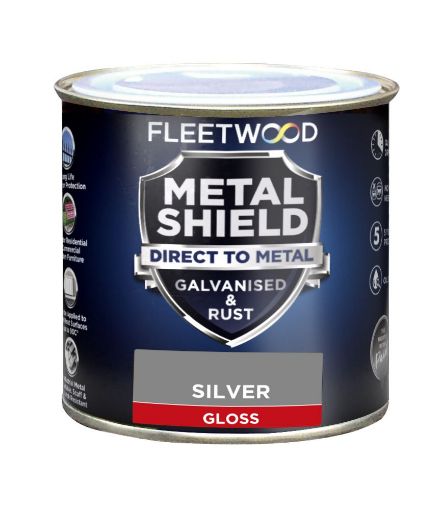 Picture of Fleetwood 250ml Metal Shield Gloss Silver