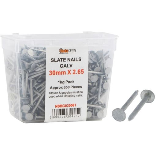 Picture of Clout Slab Nails Galv 30mm x 2.65 x 1Kg