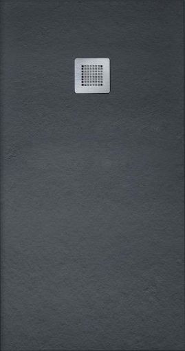 Picture of Slate Black 1500x900mm Rectangular Shower Tray & Waste
