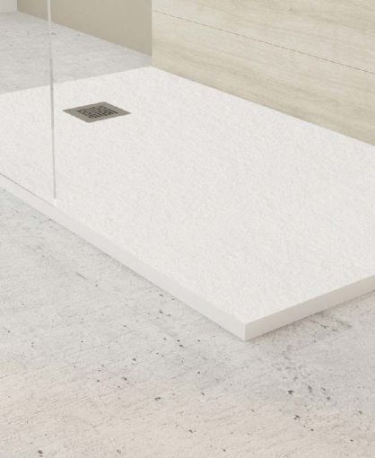 Picture of Slate Shower Tray White With Free Shower Waste 1800 x 900mm