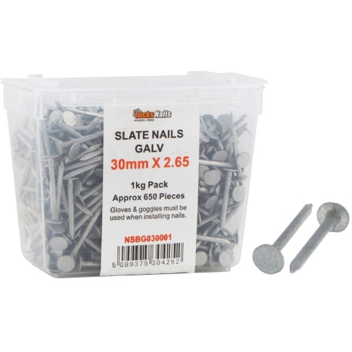 Picture of Clout Slate Nails Galv 50mm x 3.35 x 1Kg
