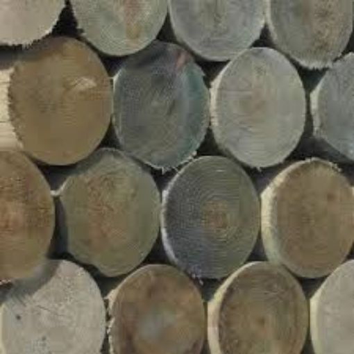 Picture of Permapost Round Post Fencing Stakes 75mm x 75mm 1.8m (3" x 3" x 6ft)