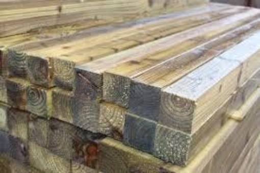 Picture of Pressure Treated Square Post Pointed 75mm x 75mm 1.8m (6' 3x3)