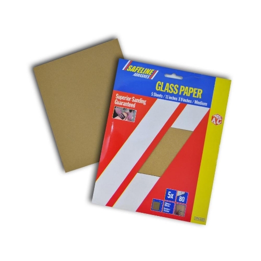 Picture of Abc Pre- Packed Glass Sand Paper Sheets Assorted