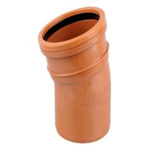 Picture of Single Collar Sewer Bend 160mm (6") x 15° D6029 (8)