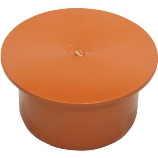 Picture of ***USE CODE D4089** Sewer Blank Caps 160mm (6")