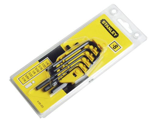 Picture of Stanley Hexagon Key Set, 8 Piece (1/16 - 1/4in)