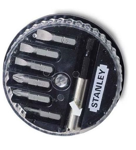 Picture of Stanley 7pce 1/4in Hex Bit Set Ph Pz Slotted